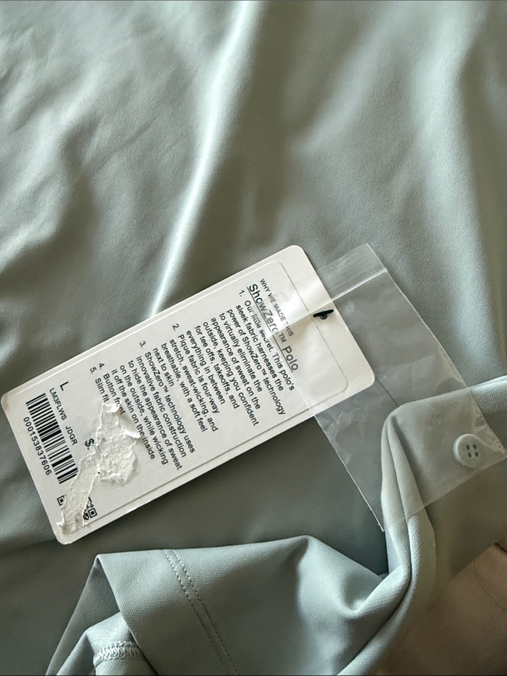 lululemon athletica Men's Polo in Light Sage Green - Picture 2 of 3